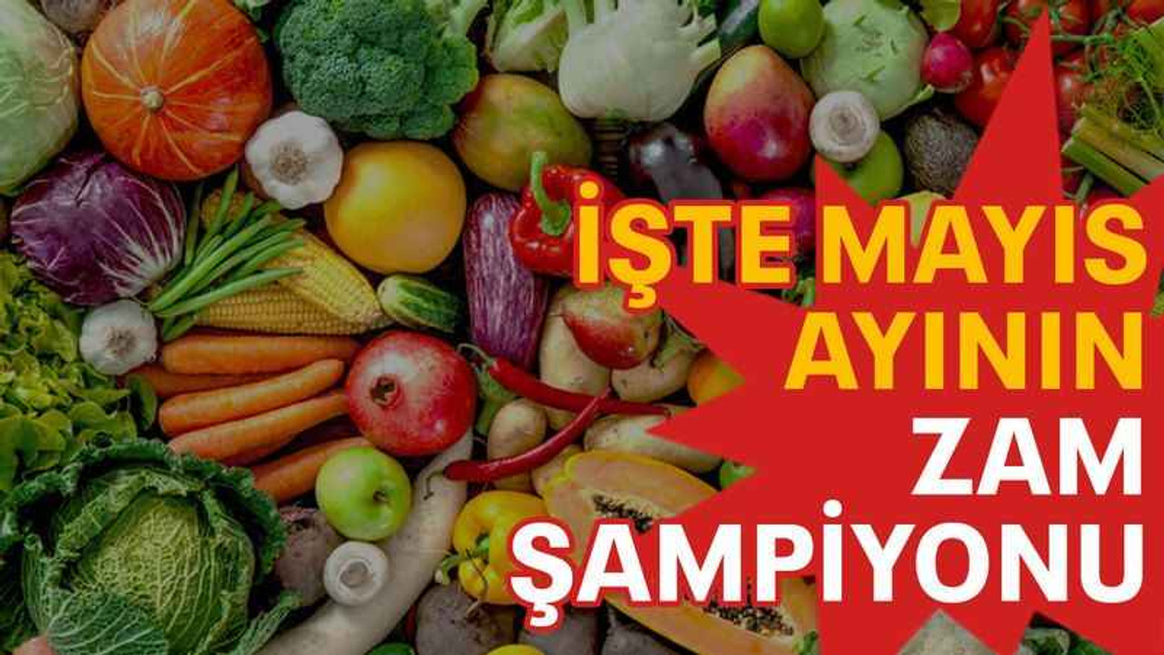 İşte Mayıs ayının zam şampiyonu